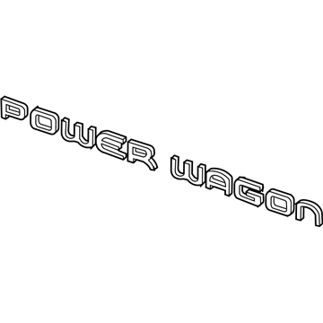 Dodge 55077758AA Nameplate