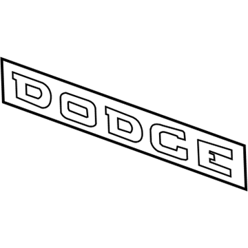 Dodge 55077300AA Nameplate
