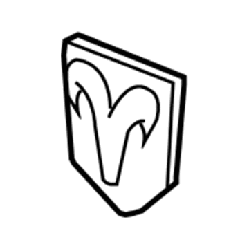 Dodge 55077718AA Medallion