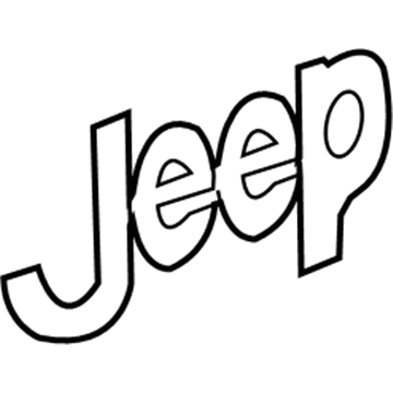 Jeep Cherokee Emblem - 55155132