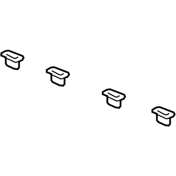 Dodge 6505670AA Lower Quarter Trim Clip