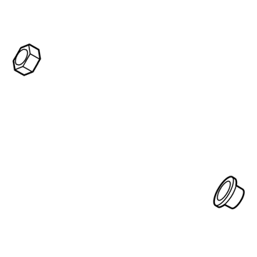 Dodge 6101831 Heat Shield Nut