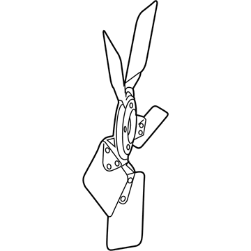 Ram Engine Cooling Fan - 68359841AC