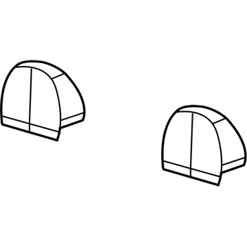 Chrysler 1HL871DVAA Headrest
