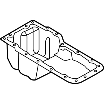 Chrysler Oil Pan - 5037634AC