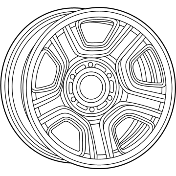 Ram 68675319AA Wheel, Spare