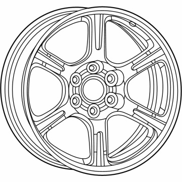 Ram 4755198AA Wheel, Spare