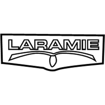 Ram 68001724AA Nameplate