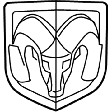 Ram 68218155AB Emblem