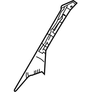 Dodge 1HB03NCVAA Windshield Pillar Trim
