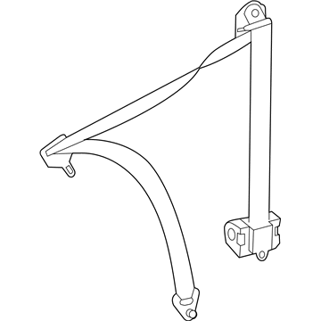 Dodge Sprinter 2500 Seat Belt - 68010992AA