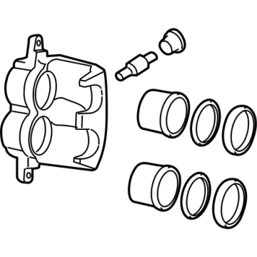 Jeep 68531137AA Caliper