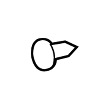 Jeep 6509232AA Rear Door Trim Screw