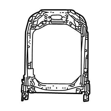 Mopar 68376555AB Frame - Front Seat Back