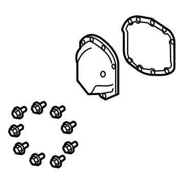 Jeep 68401295AA Differential Cover