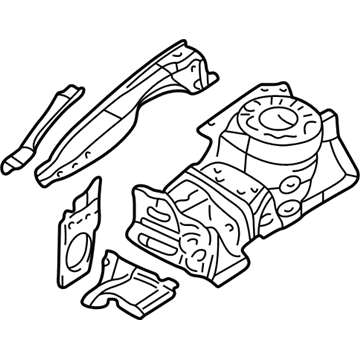 Chrysler MR392160 Apron Assembly