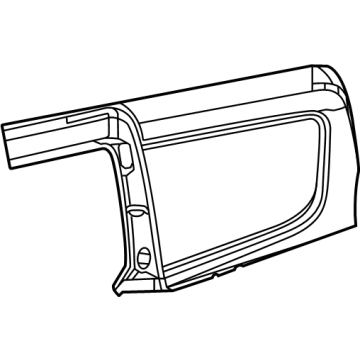 Ram 68267187AA Upper Side Panel
