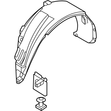 Ram 68283205AA Wheelhouse Liner