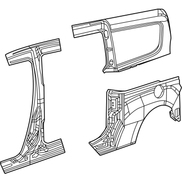 Ram 68357339AA Side Panel Assembly
