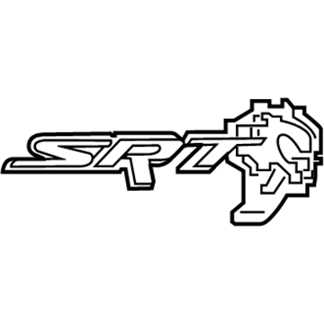 2023 Dodge Challenger Emblem - 68500206AA