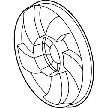 Chrysler 68031871AA Fan Blade