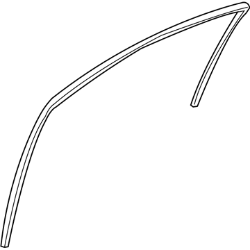 Chrysler 5065180AH Glass Weather-Strip