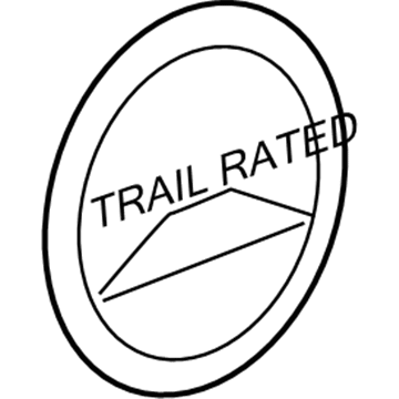 Jeep 55157317AB Medallion