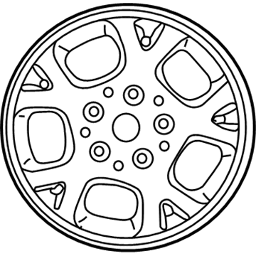 Jeep 5EZ99PAKAD Wheel, Alloy