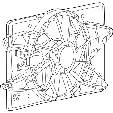 Jeep 68437465AB Fan - Radiator Cooling