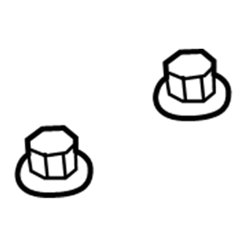 Jeep 6503335 Mount Bracket Nut