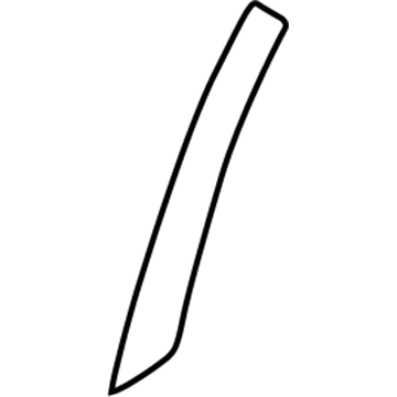 Chrysler 4860557AC Glass Molding