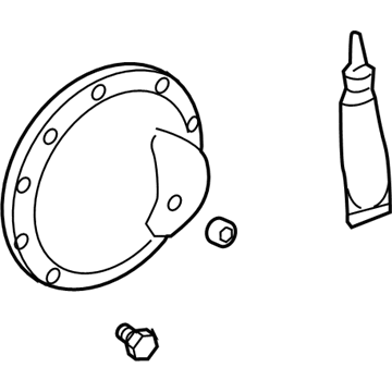 Jeep 3723681AC Axle Cover