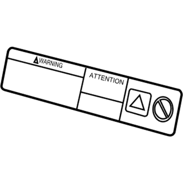 Jeep 55116955AD Label