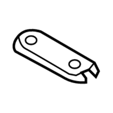 Dodge 55276410AA Rear Floor Pan Plate