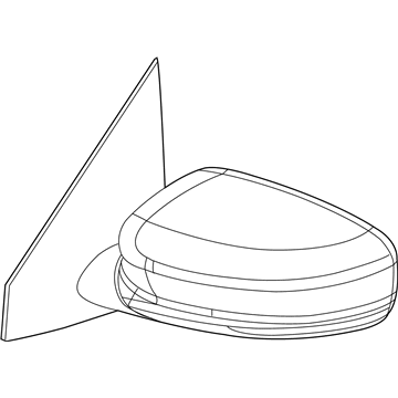 Dodge Dart Car Mirror - 6AC741BJAA