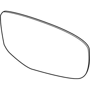 Dodge 68188634AA Mirror Glass