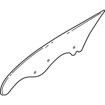 Dodge MR473359 Door Glass