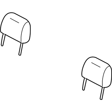 Dodge 1FL811D5AA Headrest