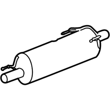 Dodge 52110178AB Muffler