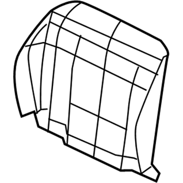 Jeep 1RW83XDVAA Seat Back Panel