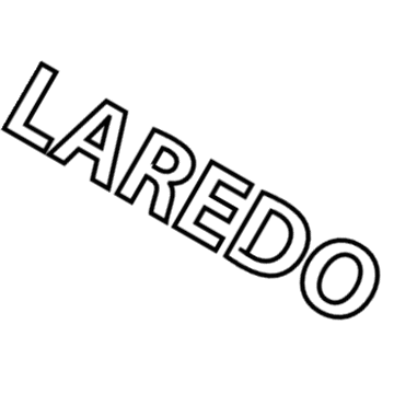 Jeep 55157303AF Nameplate