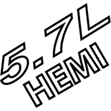 Jeep 55079103AA Nameplate