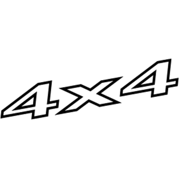 Jeep 55157091AD Nameplate