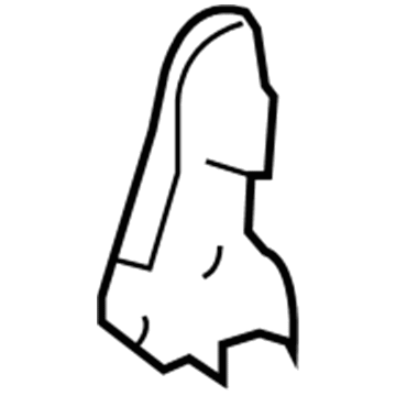 Mopar ZS321J3AA Outer Panel, Light Gray, Center Passenger Side