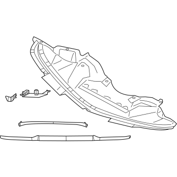 Dodge 57010338AD Front Shield