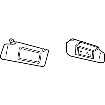 Dodge Sun Visor - RE44TL2AB