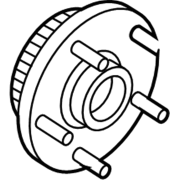 Dodge 52104499AK Hub & Bearing