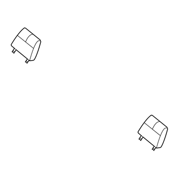 Dodge 1TV13XDVAA Headrest