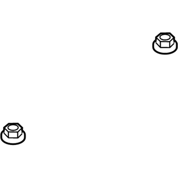 Ram 6104717AA Tank Strap Nut