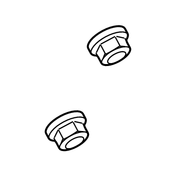 Ram 6505316AA Heat Shield Nut